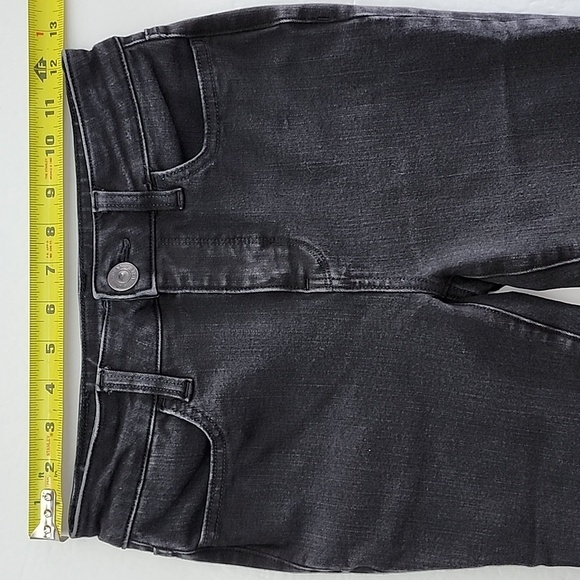 American Eagle Womens The Dream Jean Hi-Rise Jegging Black Denim Size 0 Short - Picture 13 of 15